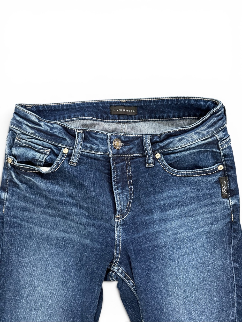 Silver Jeans Co. Elyse Skinny Jeans size 27 - Picture 4 of 13